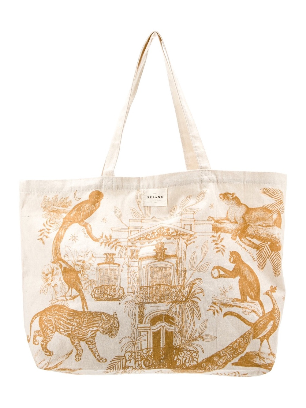 Sézane Paraiso Jungle Tote Bag OS